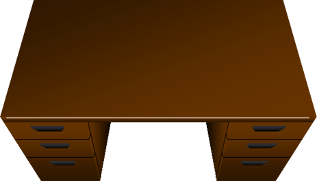 背景にエレガントな木製のオフィスデスクのセットアップイラスト素材透過、PNGフリー画像ダウンロード - Pngtree