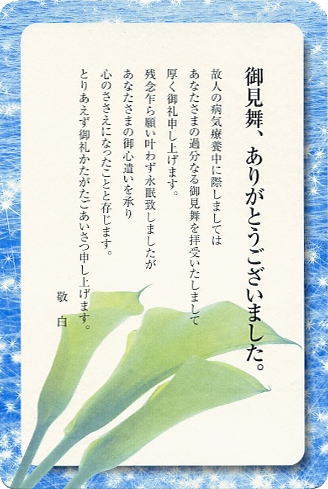 その他 御見舞い - 金封の基礎知識木下水引株式会社