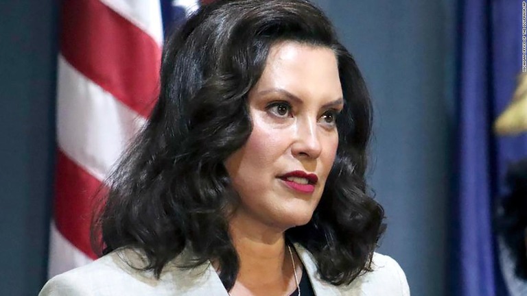 Gretchen Whitmer Appears on Stage With Trump at Michigan Air Base