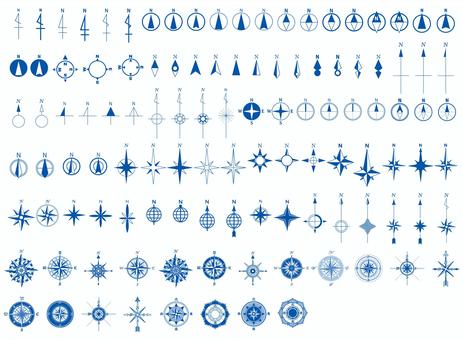 方位記号イラスト無料イラスト・フリー素材なら「イラストAC」