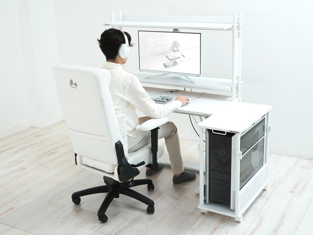 プラグイン固定フレーム 家庭やオフィスでの使用に適した粘着式デスクトップケーブル管理サージプロテクター 8 個セット Blueリスム デスクW1200×D700 ホワイト×ブラック脚 2ヶ口コンセント付き RFFLD-1270WH-BLオフィスプランニング・オフィス レイアウトなら