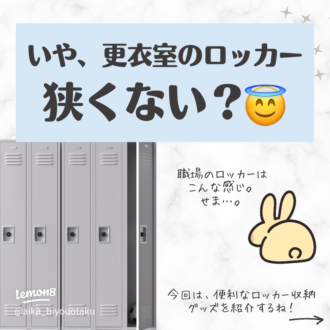 職場 ロッカー 収納 セリアTikTok