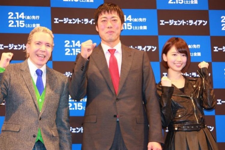 左からデーブ・スペクター、上原浩治選手、橋本奈々未。 - 乃木坂46橋本「秋元先生のオフィスに」とスパイ願望明かす [画像ギャラリー