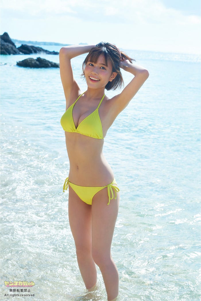 現役JK妹系インフルエンサー”夏芽すず、初水着グラビアの秘蔵カット公開 | ORICON NEWS