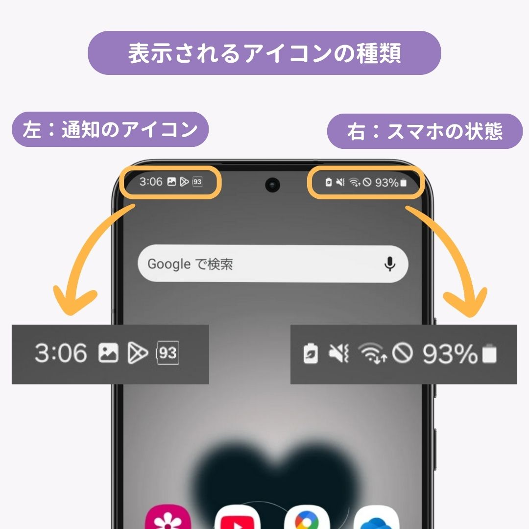 アンドロイドスマホ何のマークかわからない！ステータスバー等アイコン一覧説明スマホ、携帯、iPhone買取なら リンクサス買取