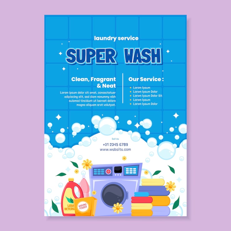 3周年記念チラシ表コインランドリーの京都ランドリーサービス