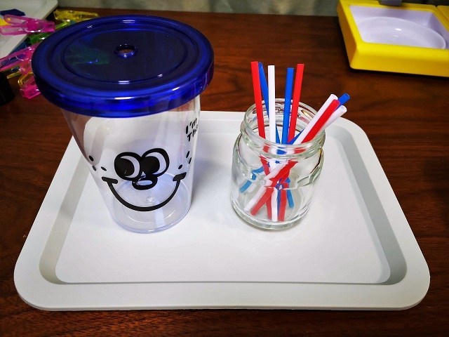 モンテッソーリのストロー落としを100均で簡単手作り！ 落とすお仕事