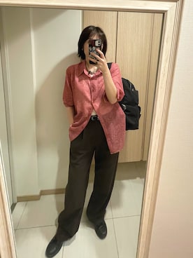 Pitta Re:カジュアルシャツ Wガーゼ レギュラー 七分袖 サーモンピンク レディース S サーモンピンク : 東京シャツ 公式通販ノーアイロン形態安定ビジネスワイシャツ専門店