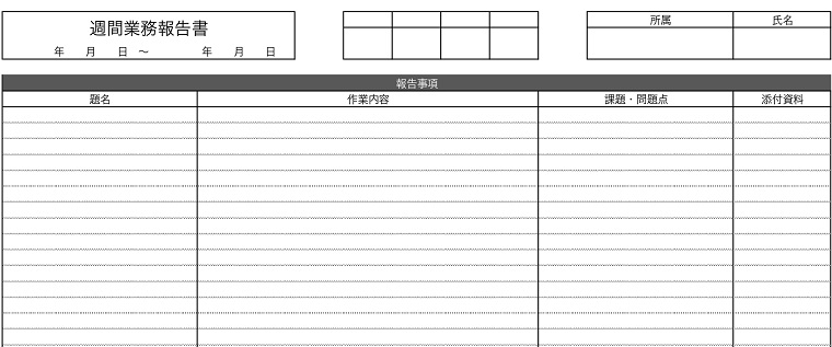 報告書テンプレート13選！例文やテンプレート作成のポイントも紹介welog