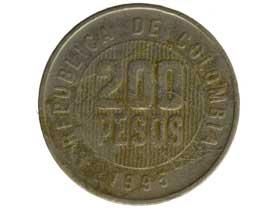 コロンビア100ペソ紙幣1983年発行未使用