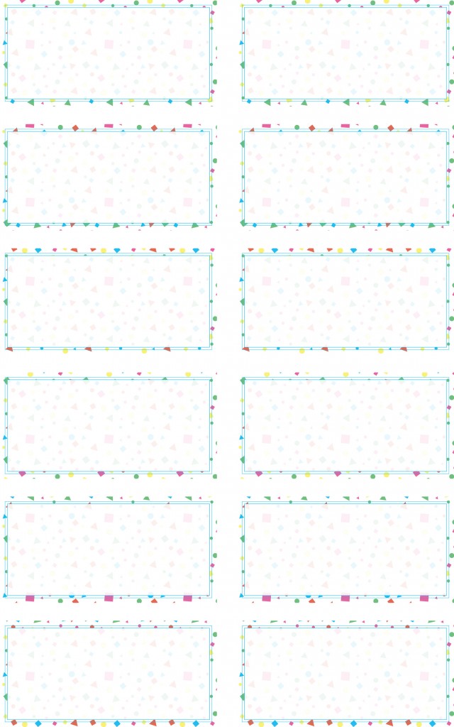 便箋 テンプレート_縦線付き ワード無料テンプレート Mac・Windows 『ひな形ジャーナル』