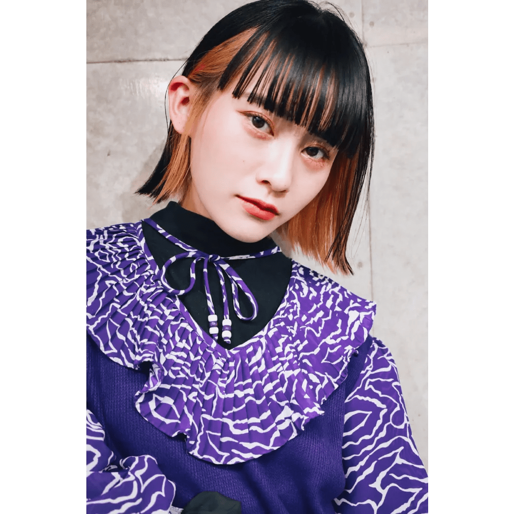 さりげなく可愛いインナーカラー