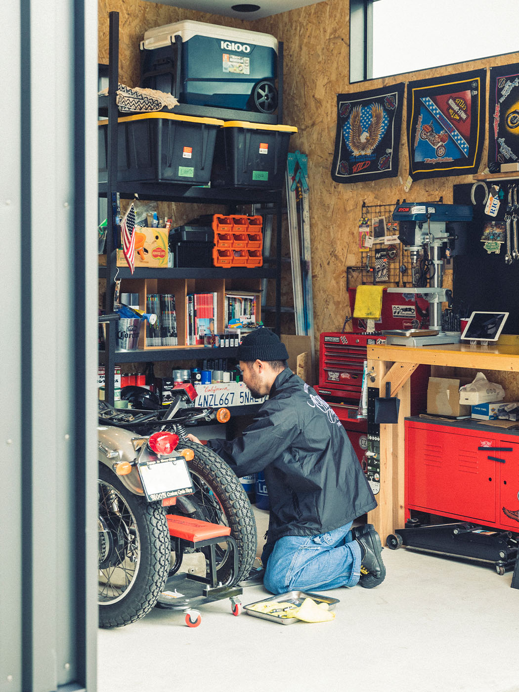 ログリーズメタルワークのハーレー フリスコチョッパー FRISCO STYLE のショベルヘッド FXEF 1981年・ROGUERIES METALWORK – CUSTOM FRONTカスタムフロントCUSTOM FRONT