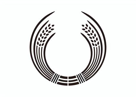 八咫烏 缶バッジ：戦国武将家紋-鈴木重秀 苗色 なえいろPay ID