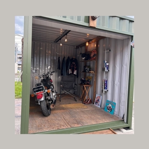 20ftコンテナ トランクルーム用コンテナ 2シャッター ガレージ バイクガレージ コンテナハウス 物置 倉庫