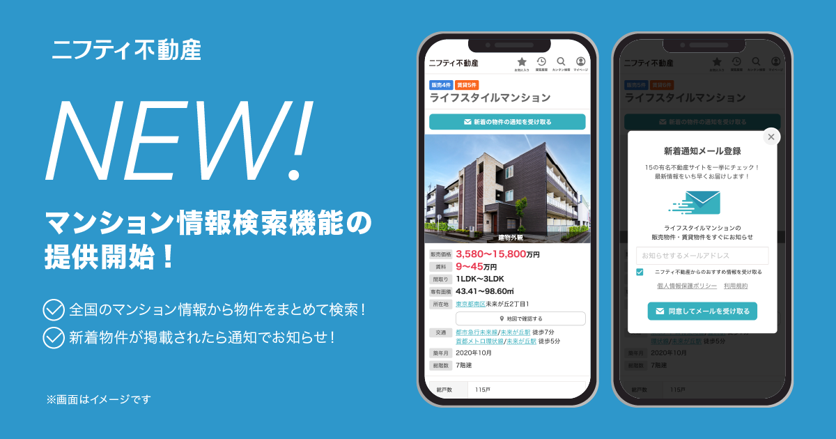 不動産検索の便利機能 地図の活用について