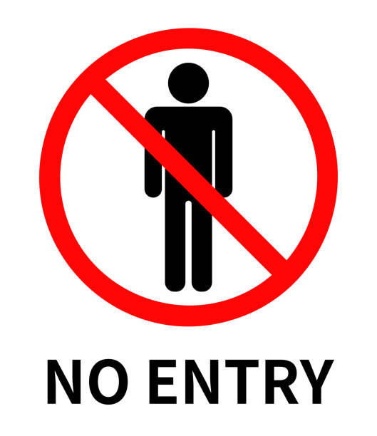 私有地につき立ち入り禁止フリー素材の喚起TOOL