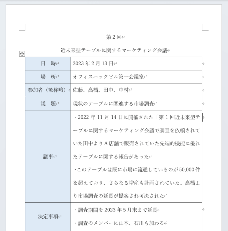 無料 Word Excelの議事録フォーマット7選！書き方のコツも紹介