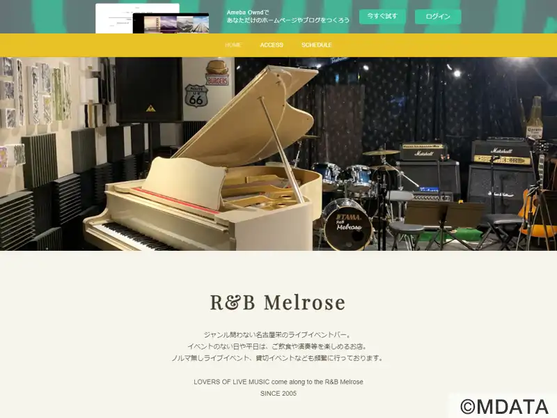 名古屋市錦ライブハウスに R＆B MELROSE