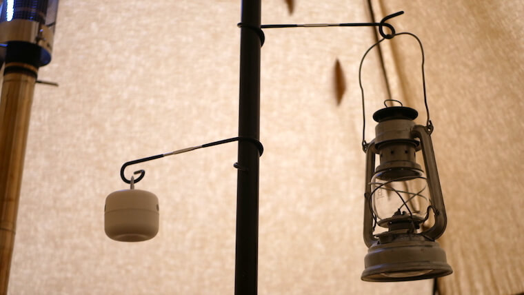 ハンギングラック ダイソー ハンガーラック キャンプ - メルカリ