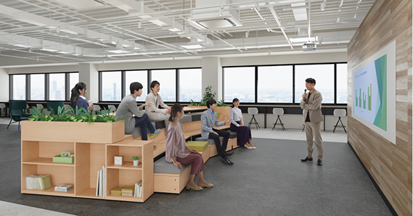 コクヨ、1人用ワークブース「TINY-CUBE」。オフィスレイアウト自在 - Impress Watch