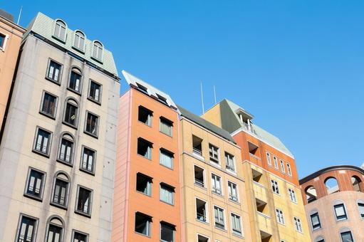 スカイツリーとアサヒビール本社フリー素材ドットコム