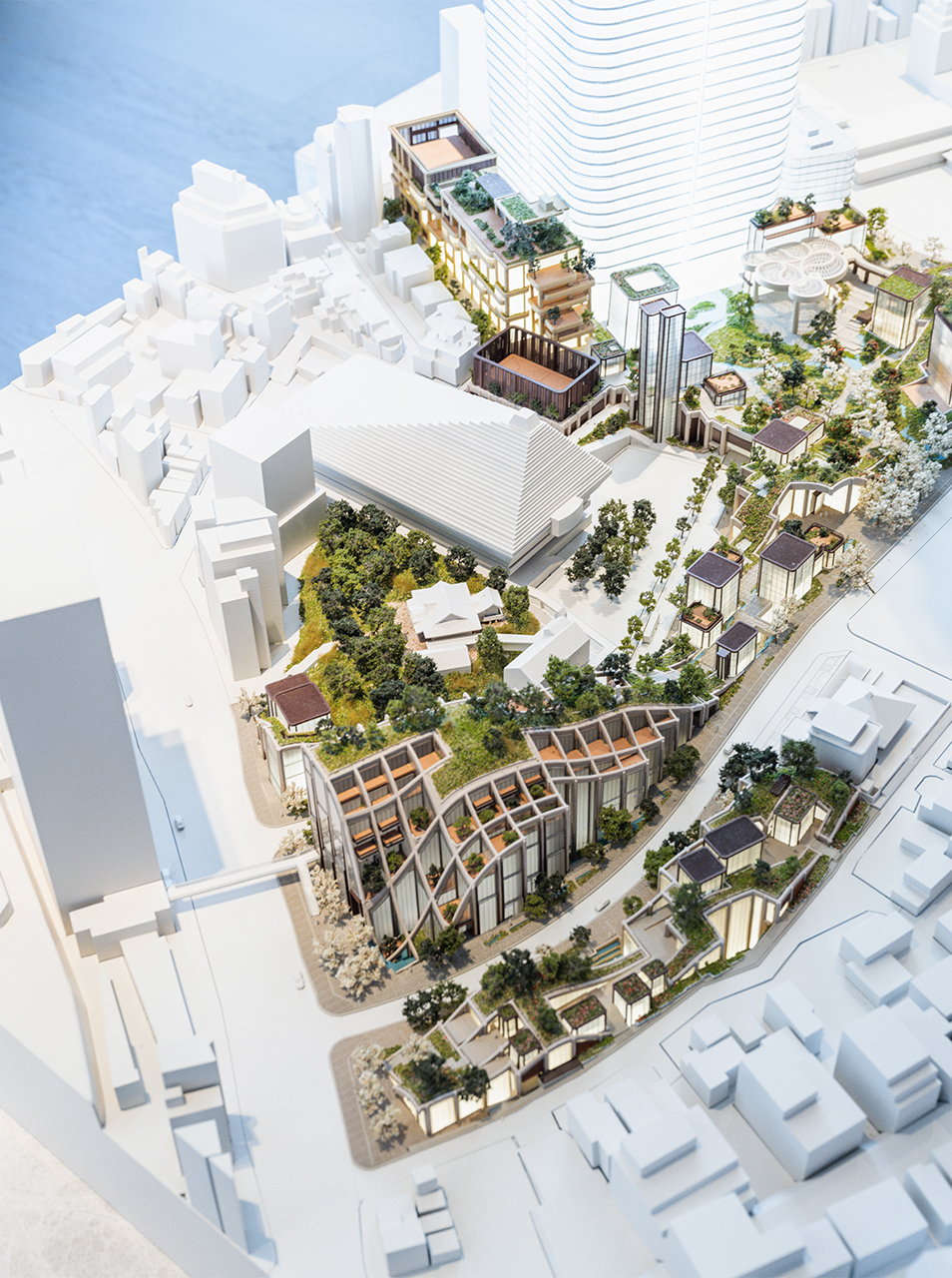 麻布台ヒルズ 設計：トーマス・ヘザウィック 竣工：2023年麻布台ヒルズトーマスヘザウィックヘザウィックスタジオ建築巡り建築写真建築探訪東京建築建築