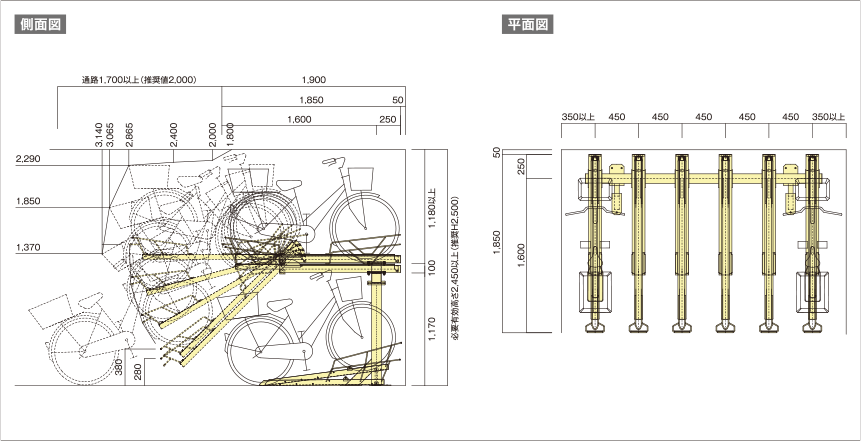 オリジナル商品 サイクルポート F型 ミニ・駐輪場 の概算お見積りサイクルポートならエクスガーデンナビ