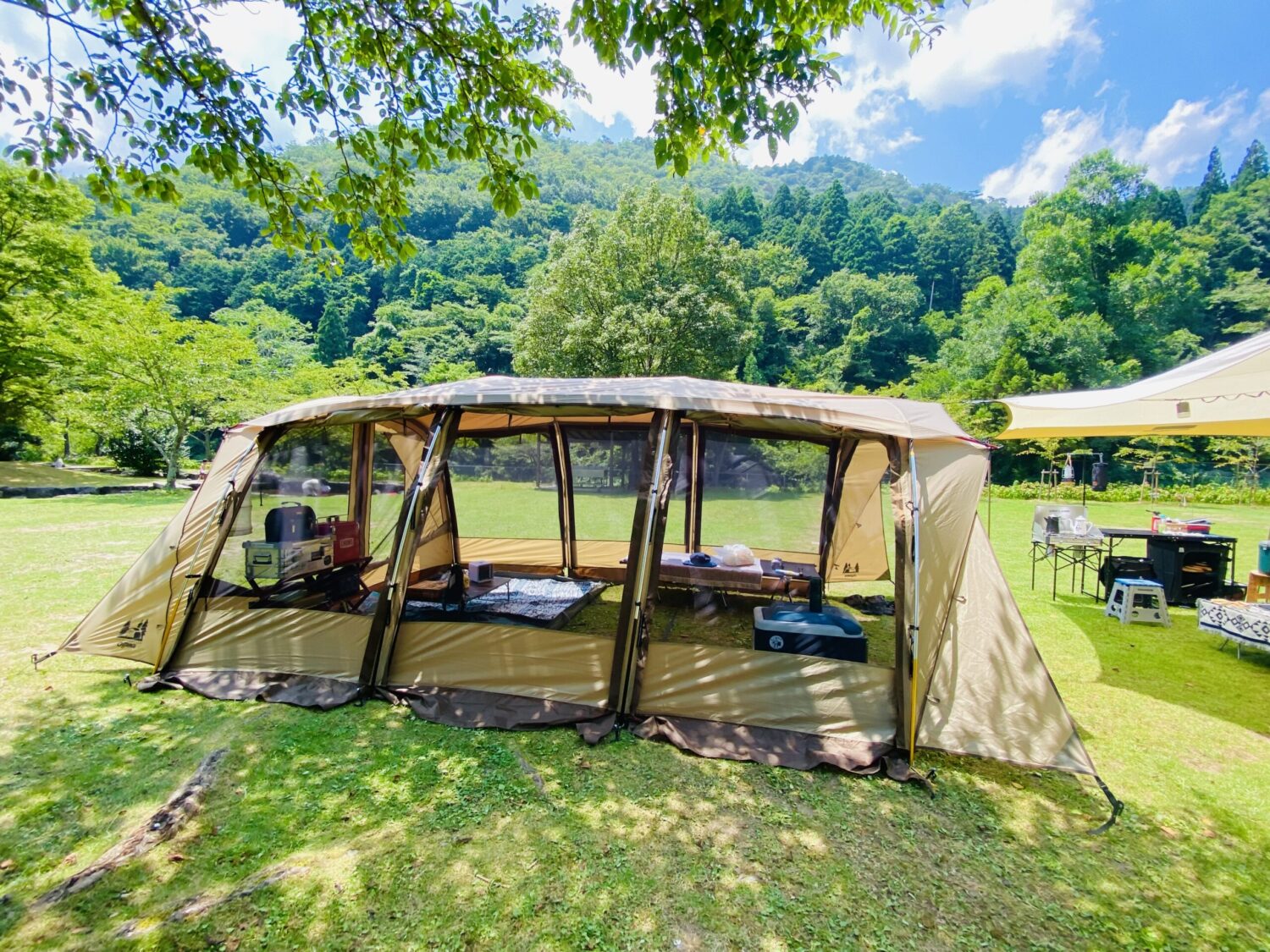 ogawa流トンネルテント「アポロン」設営講習＆試し張り