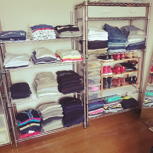 ダイソー スチールラックのおしゃれなアレンジ・飾り方のインテリア実例RoomClip ルームクリップ