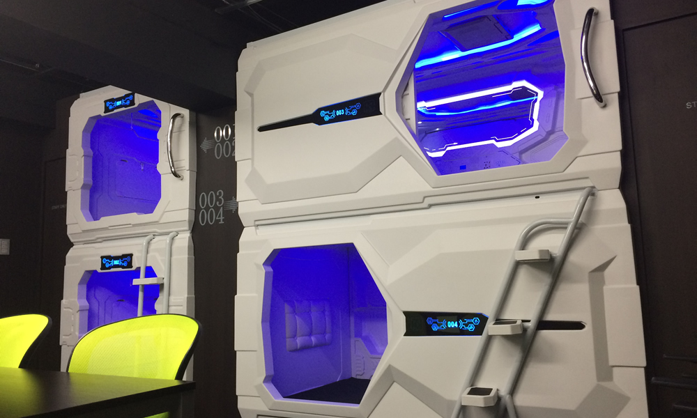 カプセルベッド「VISIT-E」コトブキシーティング株式会社