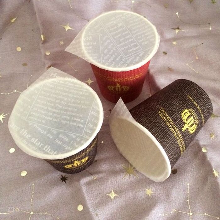 簡単おしゃれ！紙コップで作る蓋つきお菓子ボックスの作り方