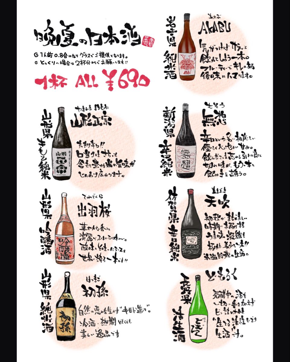 無料ドリンクメニューテンプレートでおしゃれにデザインCanva