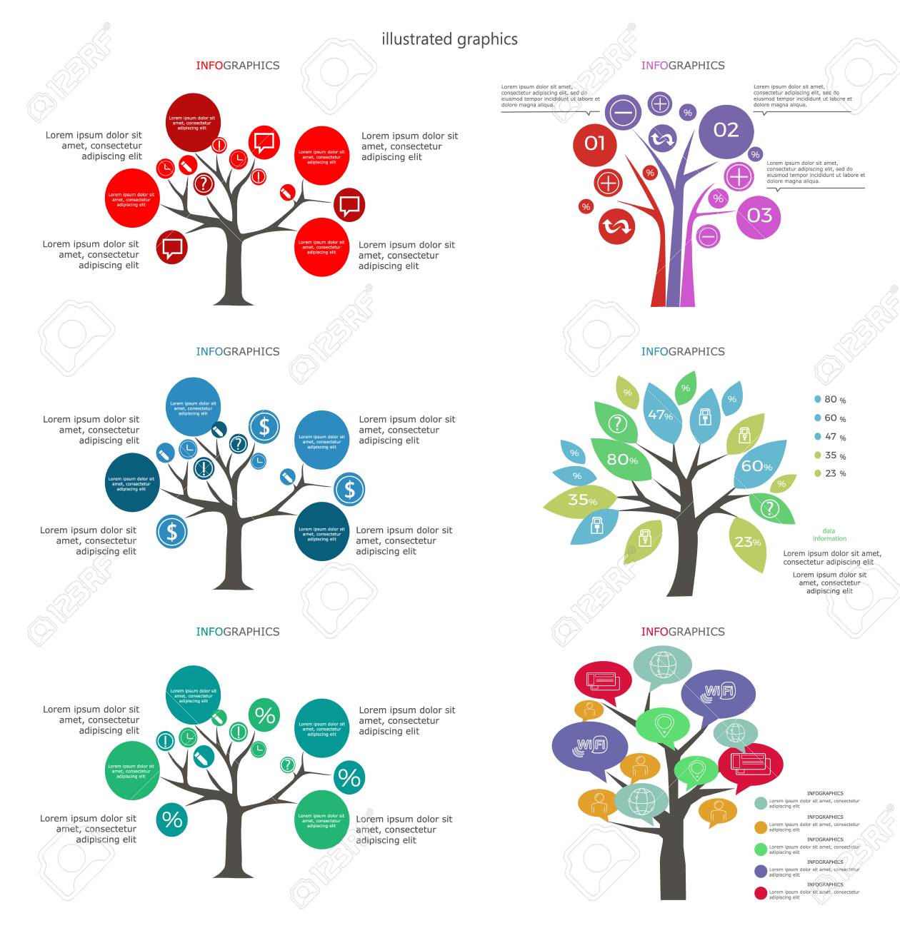 事業計画、目標、ビジネスワークフロー、時間管理、ビジネスプレゼンテーション。フラットベクトルモダンイラストPremiumベクトル素材