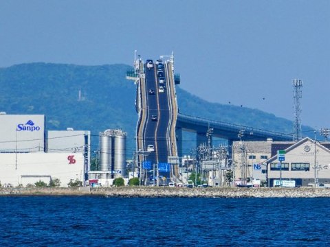 ベタ踏み坂の実態とおすすめ撮影ポイント『江島大橋』 松江市シマグニノシマタビ