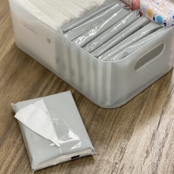ポケットティッシュのおしゃれな収納方法。無印良品と100均のケース・ボックスがおすすめ