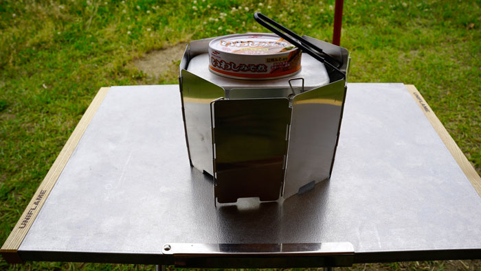 カオマンガイ 鍋を使わず固形燃料で自動炊飯 メスティンレシピ