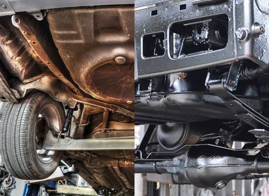 下廻り防錆塗装 - 新潟県南魚沼市で自動車修理・車検や中古車販売は ナカヤモータース