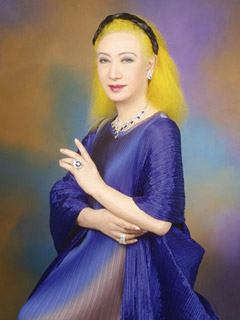 まゆみです。 □開運パワーアート□ 黄金の富士山と黄金の川 美輪明宏