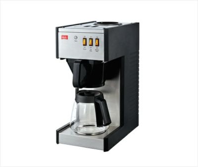 未使用中古 メリタ Melittaフィルターペーパー式 コーヒーメーカー エズ ブラック 5杯用 SKG56