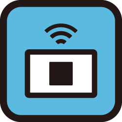 無線ルーター アイコン薄い線 Web とモバイルでモダンなミニマルなフラット デザイン。ベクトルにライトグレーの背景の暗い灰色のアイコン。のイラスト素材・ベクターImage 40758132