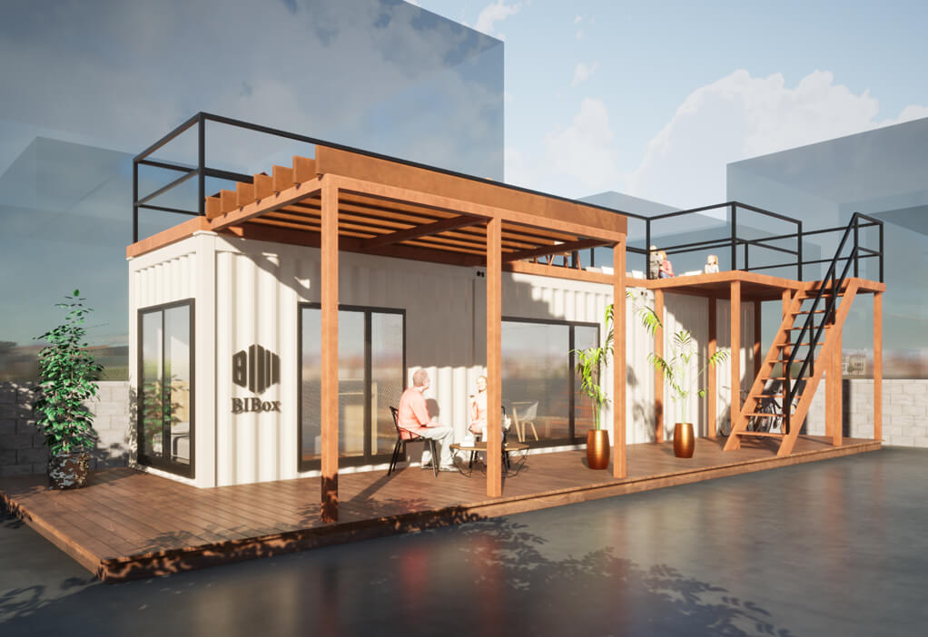 コンテナハウスカフェ事例 開業の流れと初期費用の目安も紹介コンテナハウス・コンテナ店舗のことならコンテナバンク