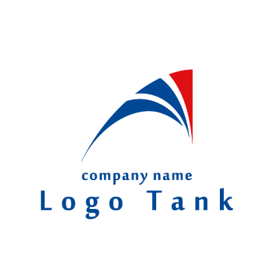 青と赤の抽象的な企業ロゴデザイン - ロゴマークのベクターアート素材や画像を多数ご用意 - ロゴマーク, 近未来的, まぶしい - iStock