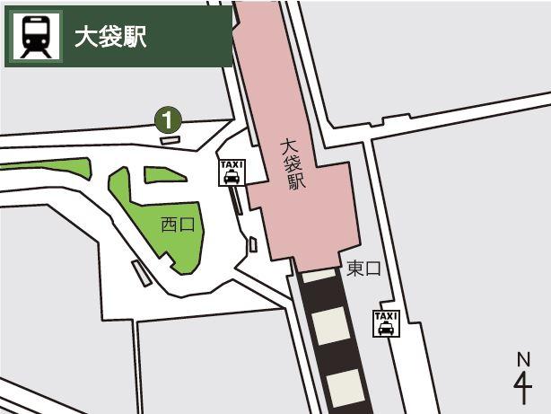 駅前広場の路線バス乗り場・タクシー乗り場のご案内 越谷市公式ホームページ