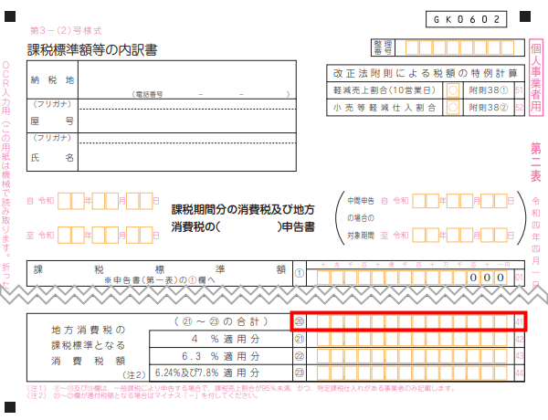 消費税申告書の書き方や必要書類を徹底解説！ 消費税 確定申告 個人事業主 書き方