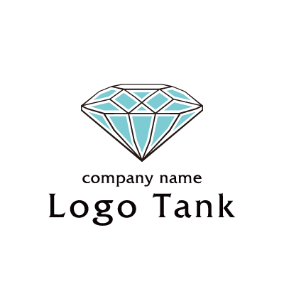光輝くダイヤモンドのロゴ ロゴタンク 企業・店舗ロゴ・シンボルマーク格安作成販売