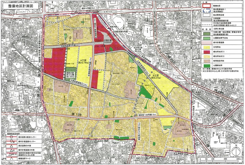 東武西新井駅改修工事」の様子 2025年6月29日撮影 - 再開発調査兵団