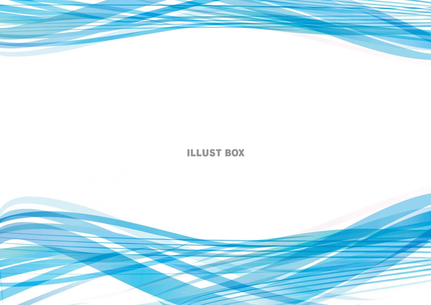 波,背景,フレーム,ライン,枠,海,ビジネス,壁紙,プレゼン,飾り,波線,見出し：イラスト無料