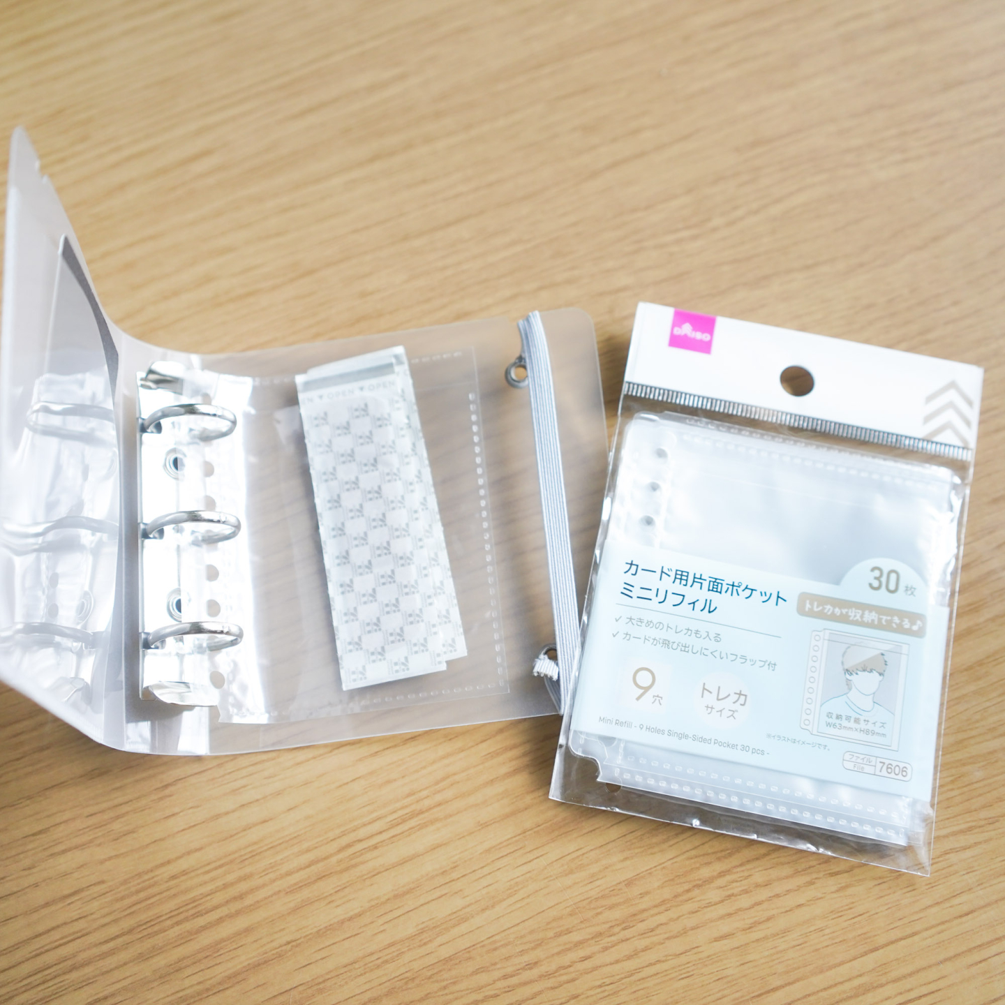 100均のカードリング商品一覧・種類。サイズとセット個数 ダイソーとセリアで100円