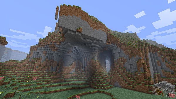 マイクラ 簡単！サバイバルで最初につかう「仮拠点」をつくろう！おすすめの場所も紹介！ 建築講座 ‐第1回‐ - すろーのマイクラ日記